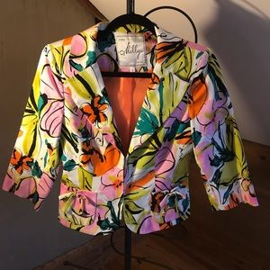 Milly of New York Floral Blazer, EUC, 6